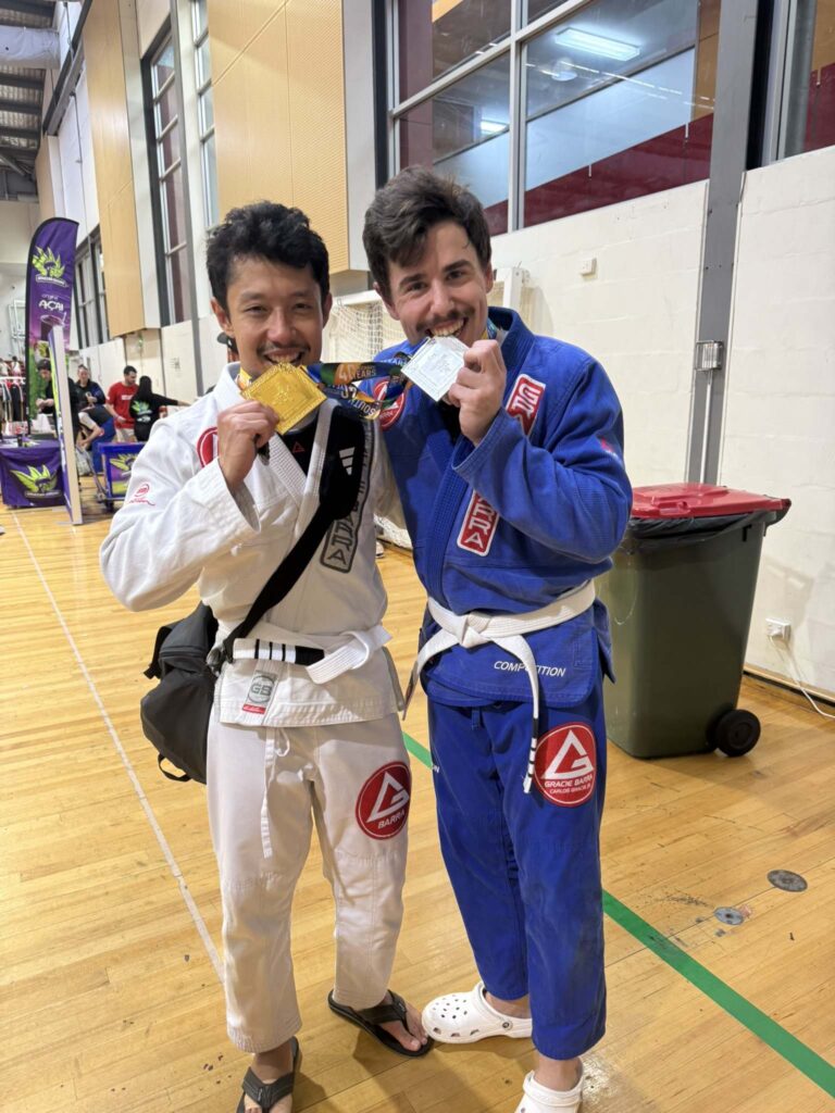 Adult Brazilian Jiu-Jitsu student competing for Gracie Barra Artarmon at the NSW CompNet State Championships