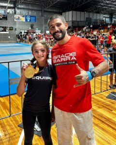 Gracie Barra Headquarters Sydney student gold medal Brazilian Jiu-Jitsu CompNet 2026