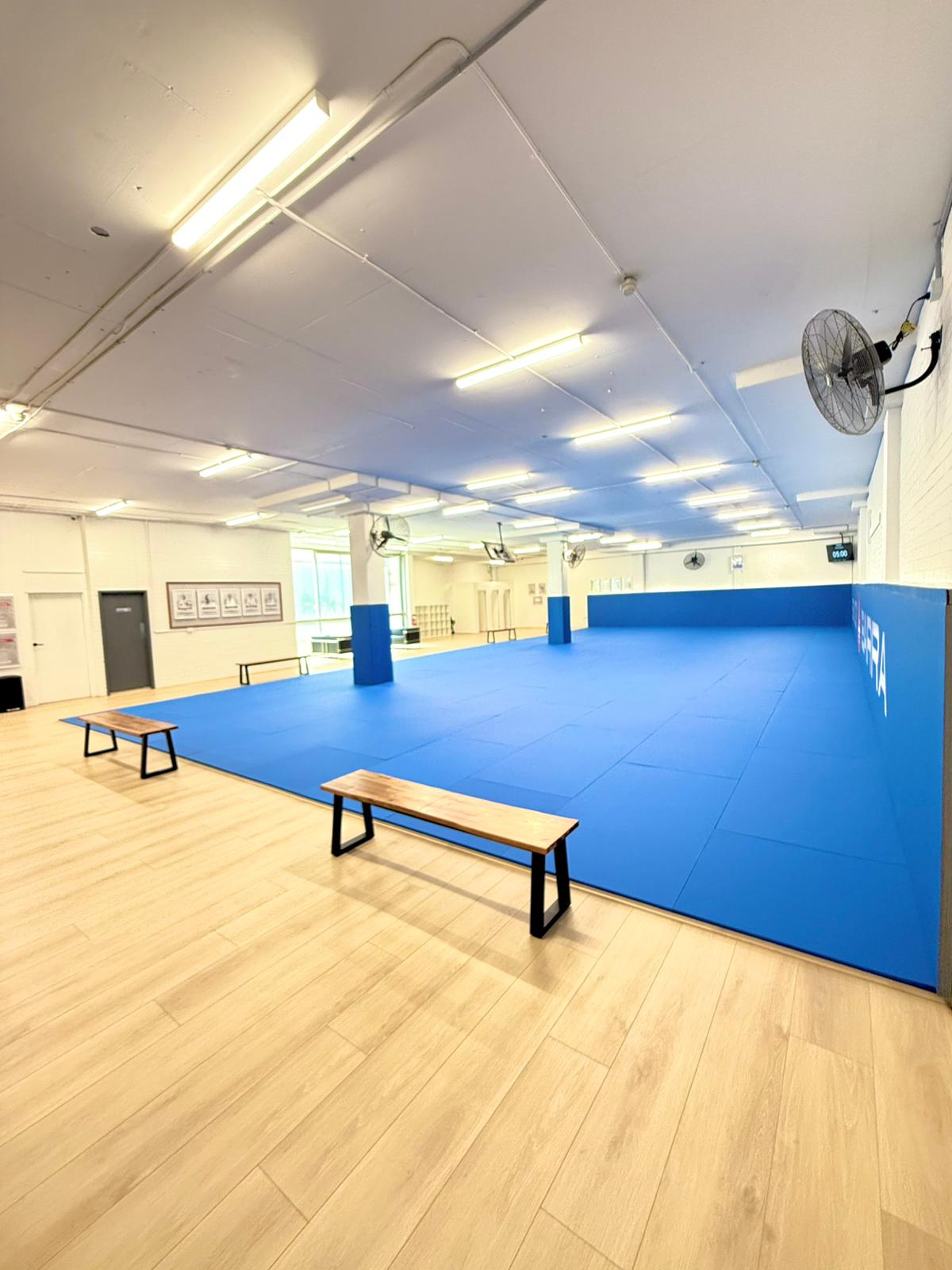 Clean and modern training facility at Gracie Barra Artarmon